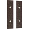 Ekena Millwork Premium Barn Door Hollow Core Plates (set of 2), Copper Vein GB6001HCPCV - alternate 4